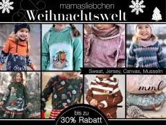 Kinderstoffe und Stoffe für Erwachsene für Weihnachten und die Winter-Zeit