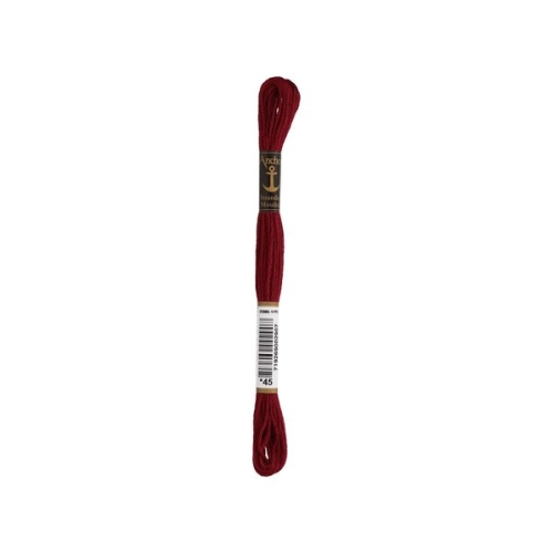 Anchor Sticktwist Stickgarn burgund (00045) (8m - 6 Fäden)