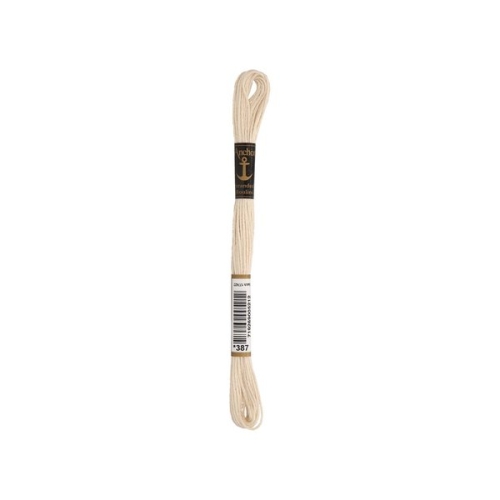 Anchor Sticktwist Stickgarn creme (00387) (8m - 6 Fäden)