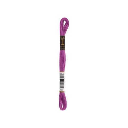 Anchor Sticktwist Stickgarn flieder dunkel (00092) (8m - 6 Fäden)