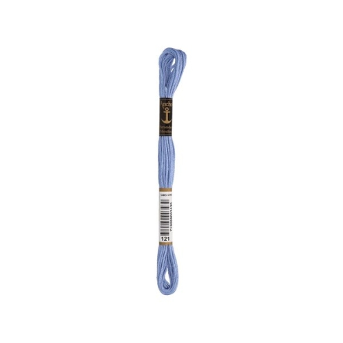 Anchor Sticktwist Stickgarn jeansblau (00121) (8m - 6 Fäden)