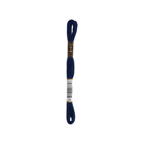 Anchor Sticktwist Stickgarn nachtblau (00150) (8m - 6 Fäden)