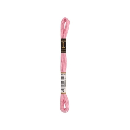 Anchor Sticktwist Stickgarn pastell rosa (00074) (8m - 6 Fäden)