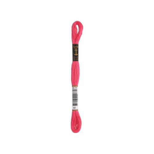 Anchor Sticktwist Stickgarn pink (00041) (8m - 6 Fäden)
