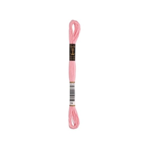 Anchor Sticktwist Stickgarn rose (00024) (8m - 6 Fäden)