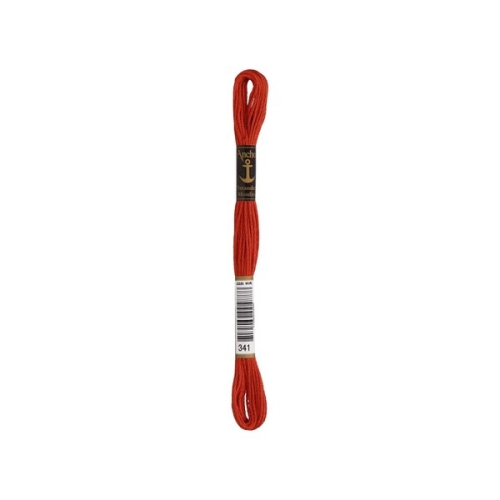 Anchor Sticktwist Stickgarn rostbraun (00341) (8m - 6 Fäden)