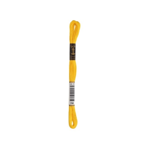 Anchor Sticktwist Stickgarn sonnengelb (00298) (8m - 6 Fäden)