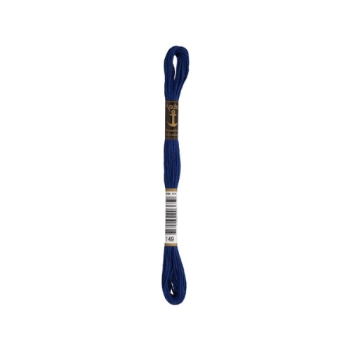 Anchor Sticktwist Stickgarn tintenblau (00149) (8m - 6 Fäden)