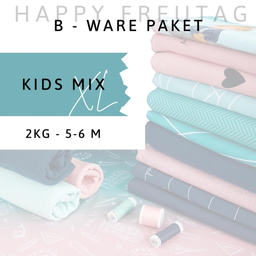 B-Ware Stoff-Paket Kids mix (ca. 2 kg, ca. 5-6m)