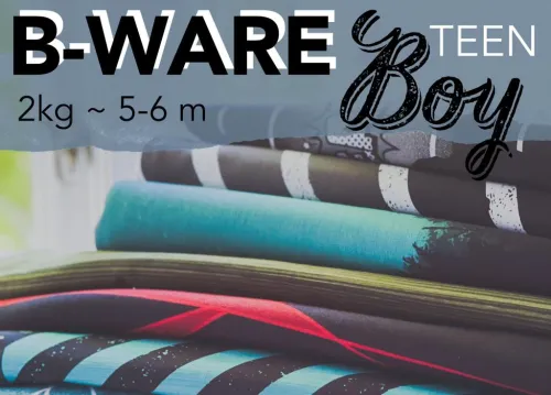 B-Ware Stoff-Paket Teen Boy (2 kg, ca. 5-6m)