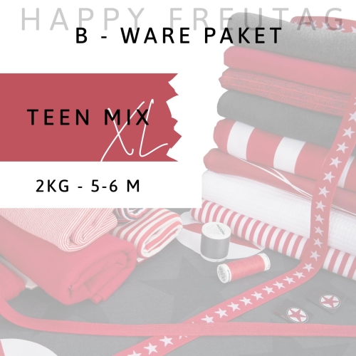 B-Ware Stoff-Paket Teen mix (2 kg, ca. 5-6m)