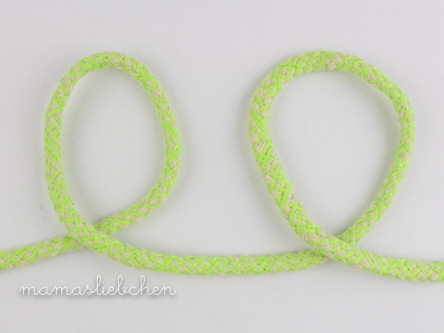 Baumwolle Kordel #limette (1,0 m)