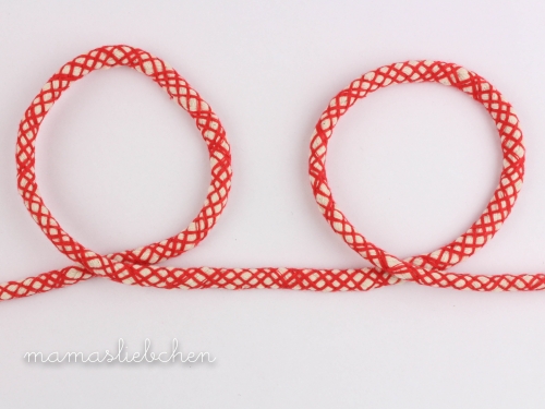 Baumwolle Kordel #rot (1,0 m)