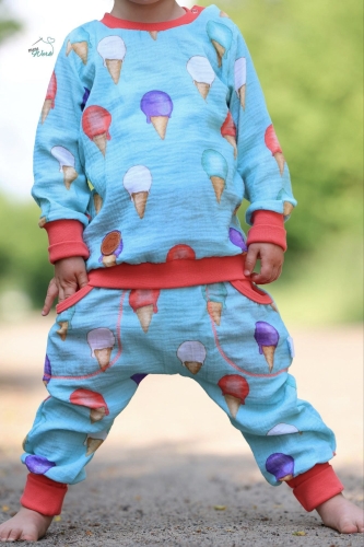 Bio Bubble Stoff (Musselin) 