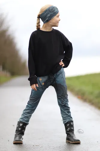 Bio-Sommer-Sweat-Stoff angeraut 