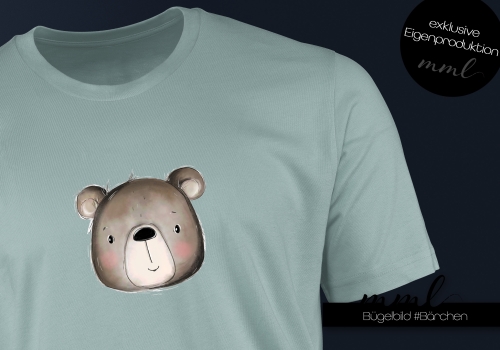 Bügelbilder kleiner Bär / Bärchen - klein