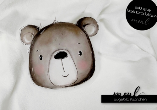 Bügelbilder kleiner Bär / Bärchen - klein
