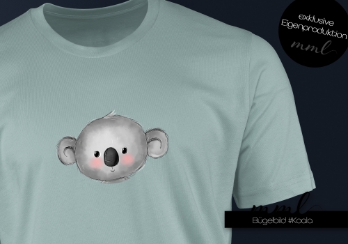 Bügelbilder kleiner Koalabär / Koala Bärchen