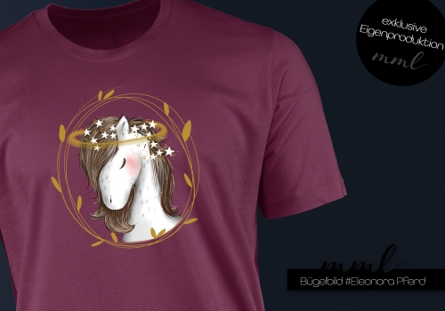 Bügelbilder Pferd Eleonora  / kleines Pony - Winter groß