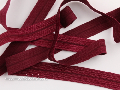 elastisches Einfassband #bordeaux (1,0m)