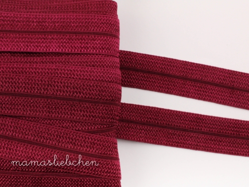 elastisches Einfassband #bordeaux (1,0m)