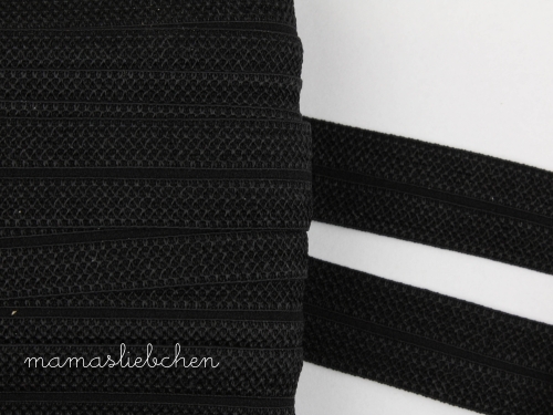 elastisches Einfassband #schwarz (1,0m)