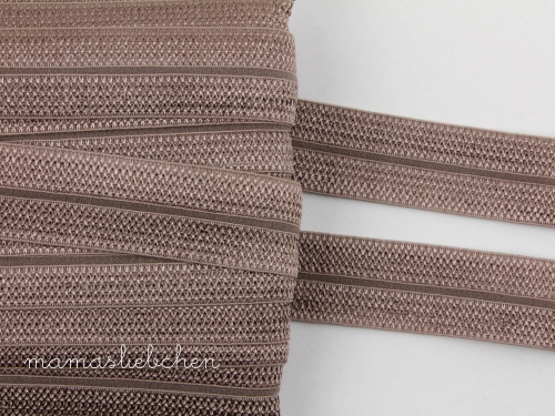 elastisches Einfassband #taupe (1,0m)
