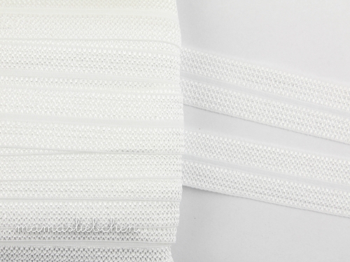 elastisches Einfassband #weiß (1,0m)
