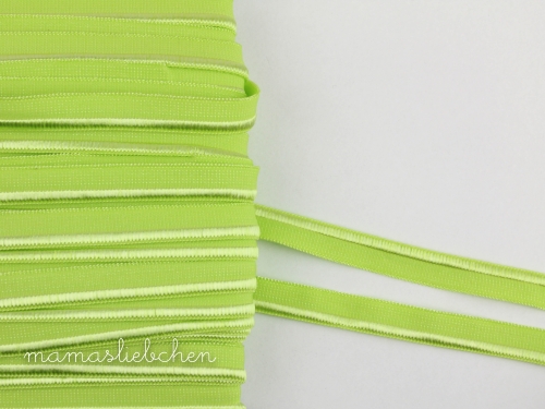 elastisches Paspelband #limette (1,0m)