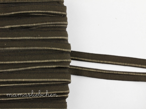 elastisches Paspelband #schoko (1,0m)