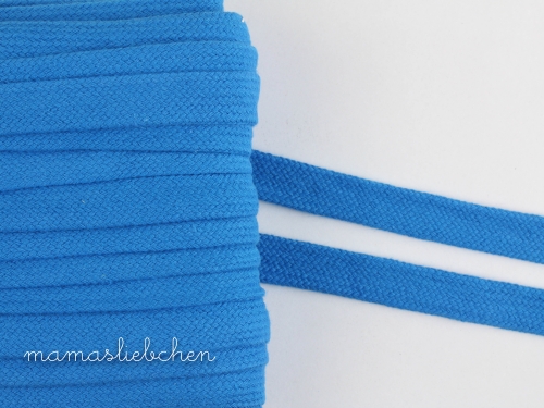 flache Kordel / Hoodieband 17 mm #aqua (1,0m)