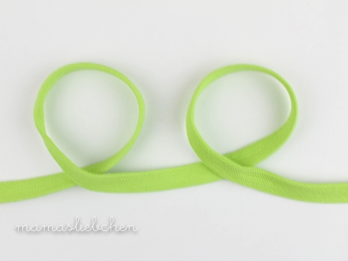 flache Kordel / Hoodieband 17 mm #limette (1,0m)