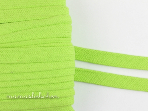 flache Kordel / Hoodieband 17 mm #limette (1,0m)