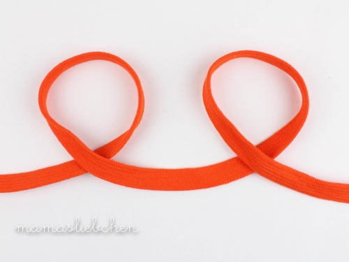 flache Kordel / Hoodieband 17 mm #orange (1,0m)