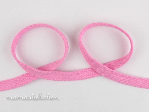 flache Kordel / Hoodieband 17 mm #rosa(1,0m)