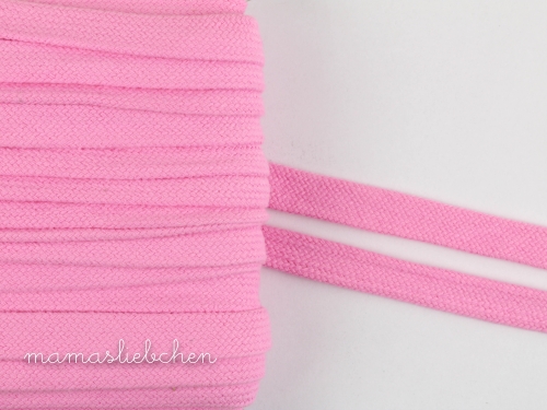 flache Kordel / Hoodieband 17 mm #rosa(1,0m)