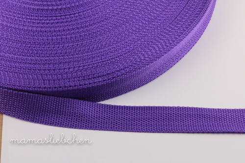 Gurtband 25 mm #violet (1,0m)