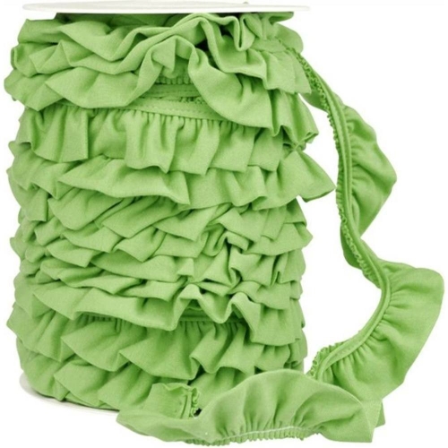 Liebchen-Jersey Volantband (30mm) #apfel (1,0m)
