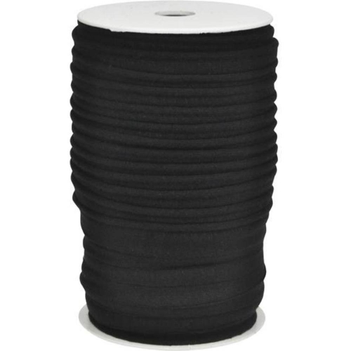 Liebchen-Jersey Paspelband (14mm) #schwarz (1,0m)