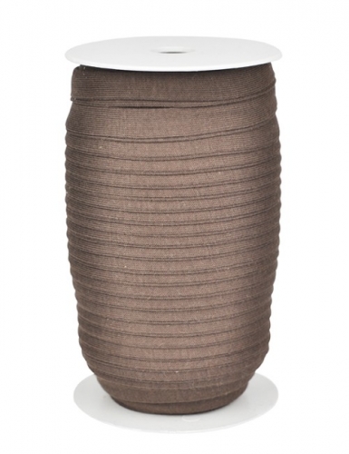 Liebchen-Jersey Schrägband #dunkelbraun (1,0m)