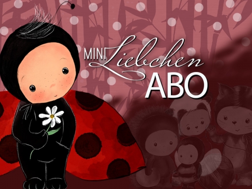miniliebchen-Abo (Stoffe u.a. in pink / lila /rosa möglich)