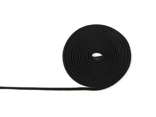 Parkakordel gedreht 4mm #schwarz (1,0m)