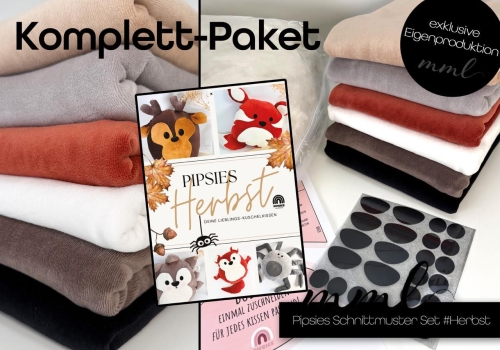 Pipsies #Herbst DIY-Näh-Set (Schnitte, Stoffe und Zubehör)