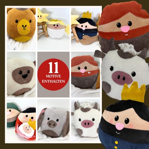 Pipsies #Krippe DIY-Näh-Set (Schnitte, Stoffe und Zubehör)