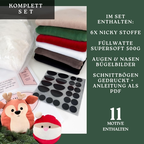 Pipsies #Winter DIY-Näh-Set (Schnitte, Stoffe und Zubehör)