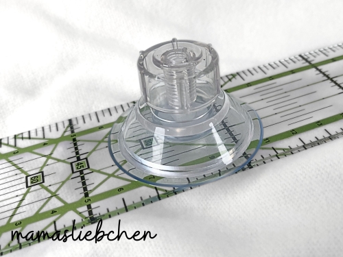 Saugnapf Griff für Näh-/Patchwork-Lineale