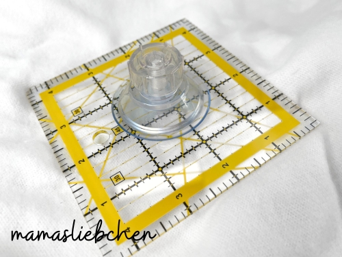 Saugnapf Griff für Näh-/Patchwork-Lineale