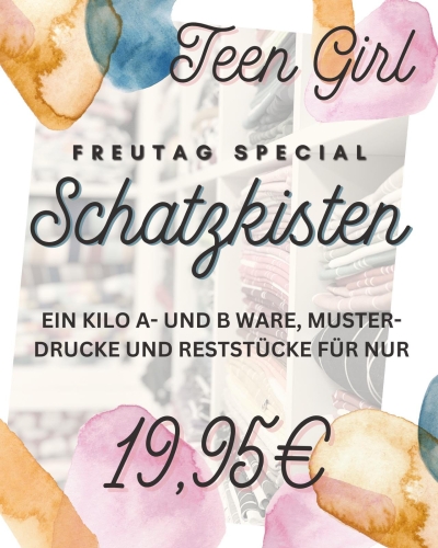 Schatzkisten-Paket Teen Girl (ca. 1 kg, ca. 2,5-3m)
