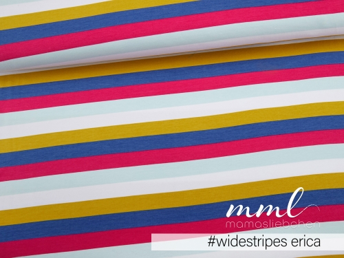 Sommer-Sweat-Stoff #widestripes 