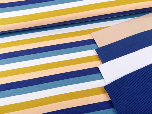 Sommer-Sweat-Stoff #widestripes 